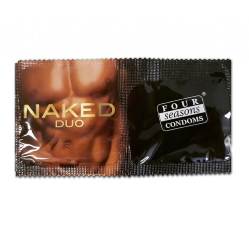 Four Seasons Naked Duo Condoms and Lubricant